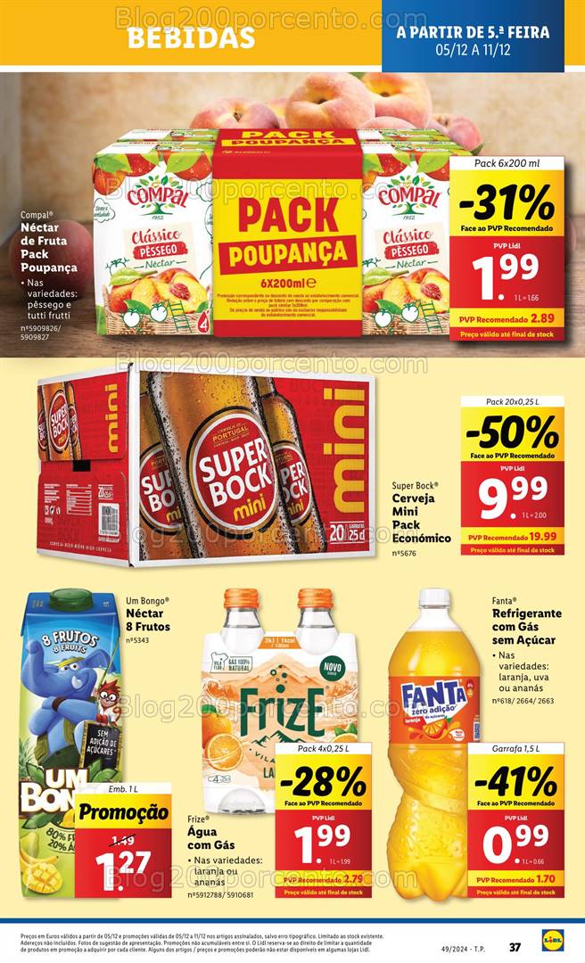 Antevisão Folheto LIDL Promoções de 5 a 11 dezembro