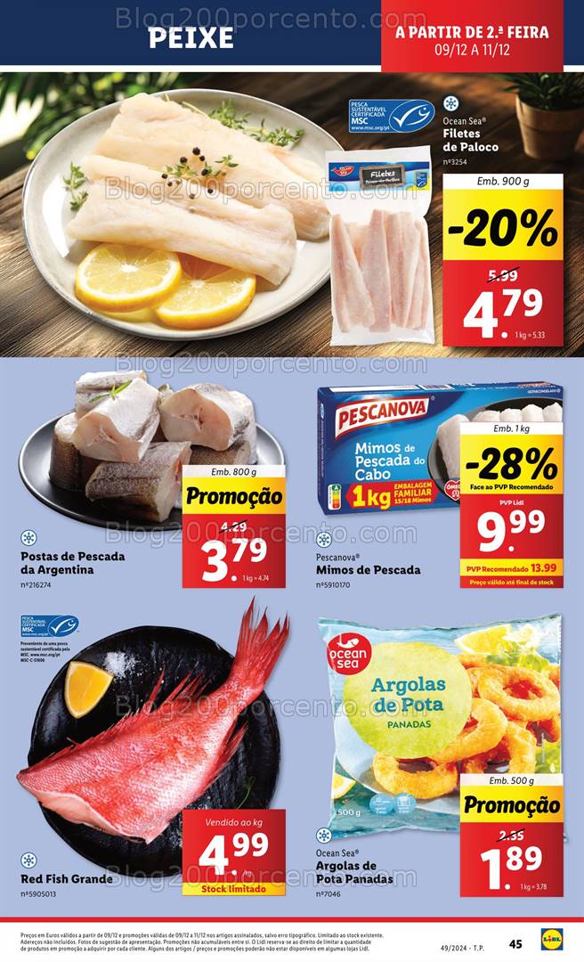 Antevisão Folheto LIDL Promoções de 5 a 11 dezembro