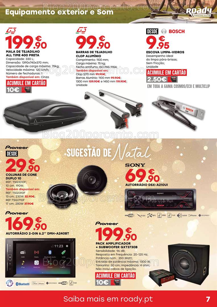 Antevisão Folheto ROADY Natal Promoções de 29 novembro a 29 dezembro