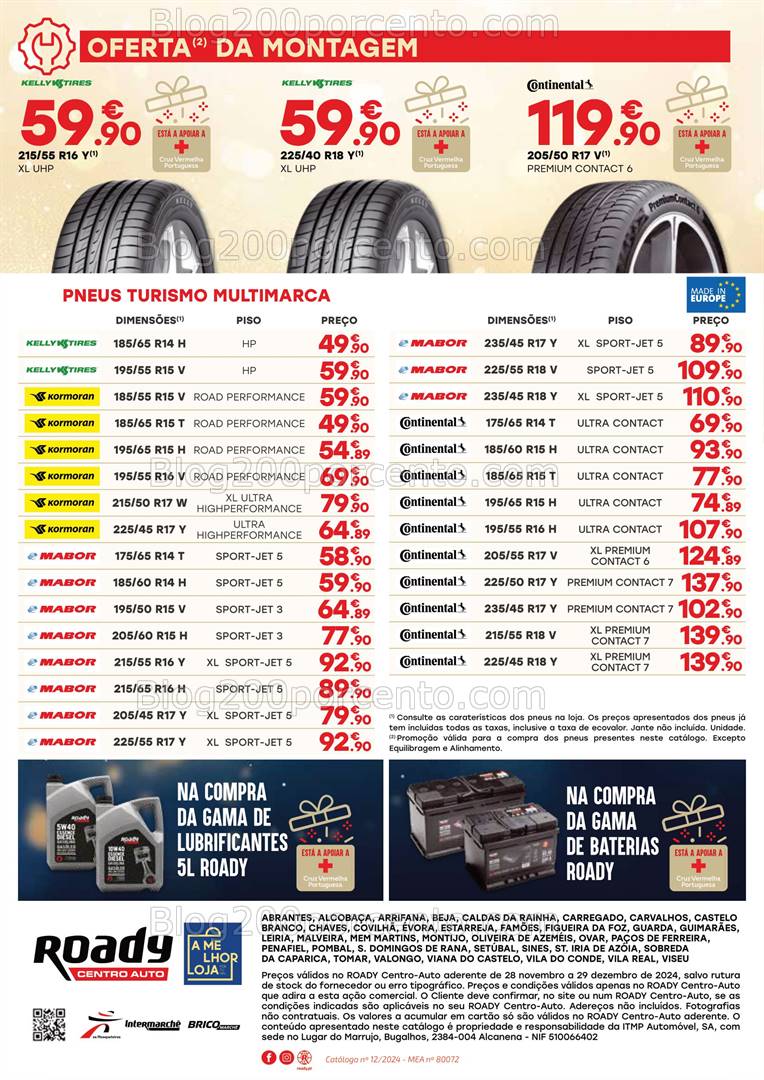 Antevisão Folheto ROADY Natal Promoções de 29 novembro a 29 dezembro