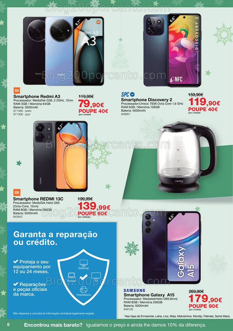 Antevisão Folheto STAPLES Natal Promoções de 3 a 24 dezembro