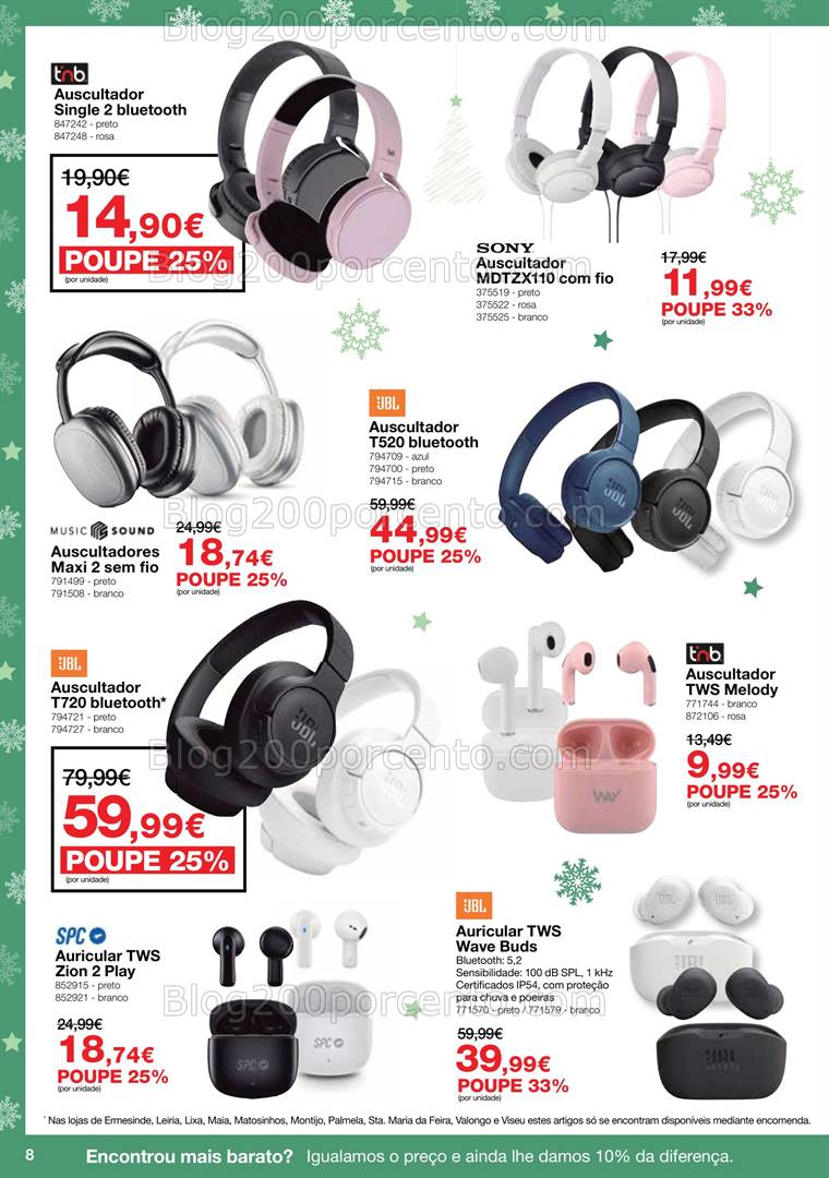 Antevisão Folheto STAPLES Natal Promoções de 3 a 24 dezembro