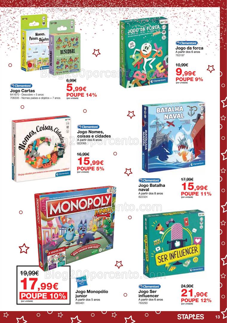 Antevisão Folheto STAPLES Promoções de 25 novembro a 24 dezembro