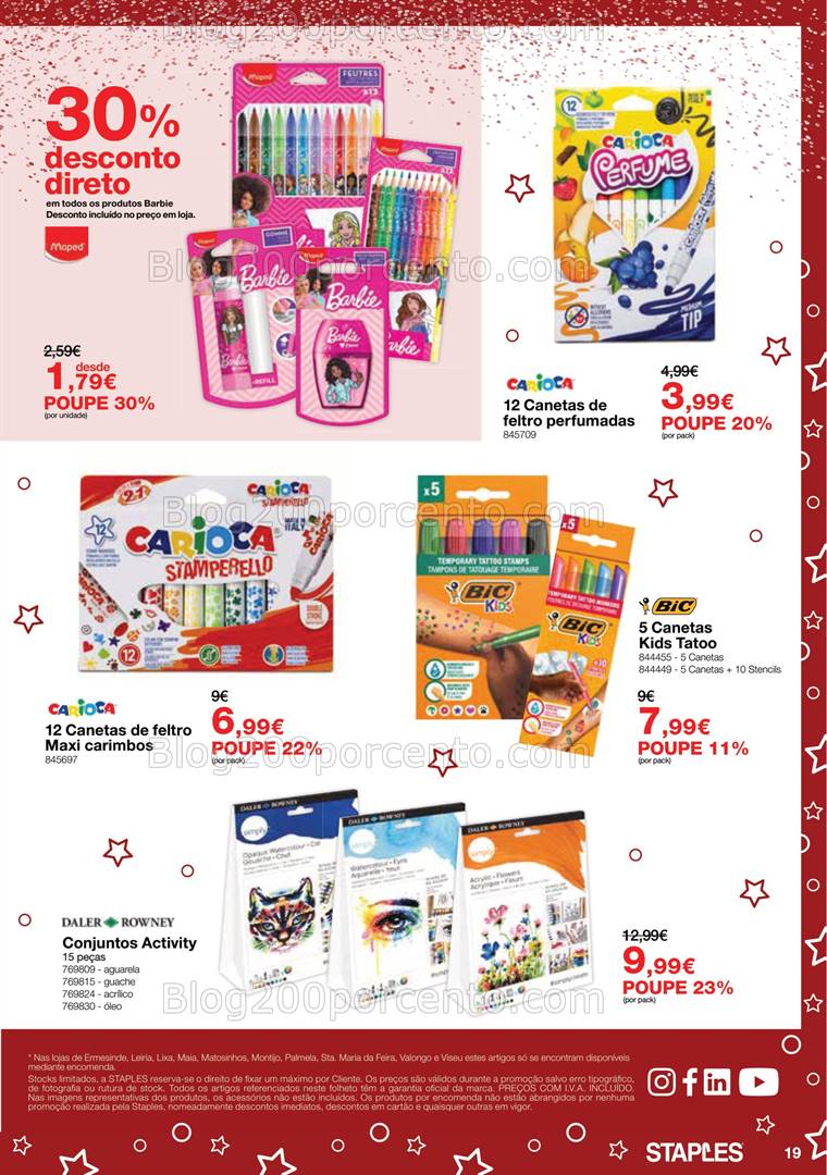 Antevisão Folheto STAPLES Promoções de 25 novembro a 24 dezembro