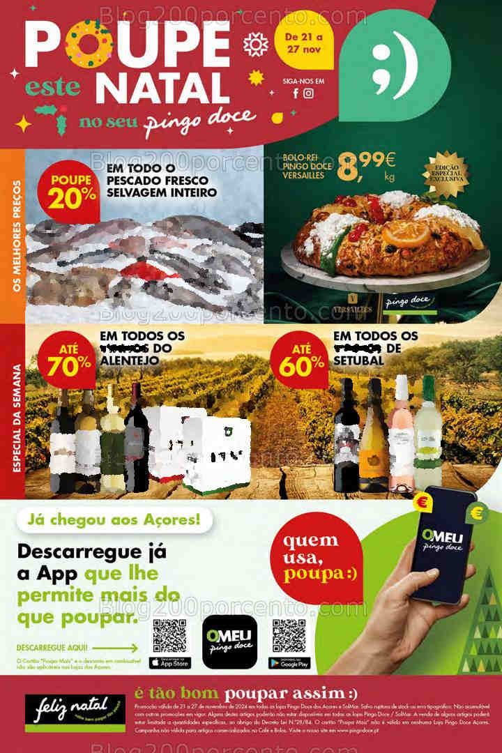 Antevisão Folheto PINGO DOCE Açores Promoções de 21 a 27 novembro