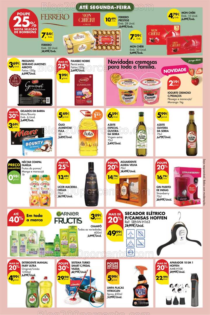 Antevisão Folheto PINGO DOCE Promoções Fim de Semana - 22 a 25 novembro