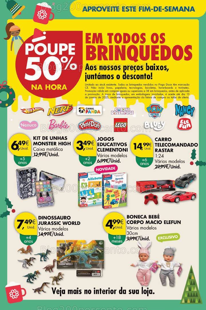 Antevisão Folheto PINGO DOCE Bazar Fim de Semana - 22 a 25 novembro