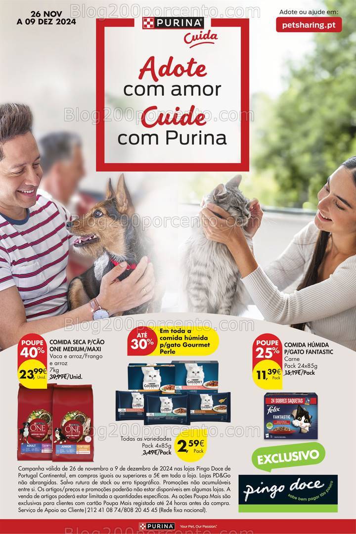 Antevisão Folheto PINGO DOCE Especial Animais Promoções de 26 novembro a 9 dezembro