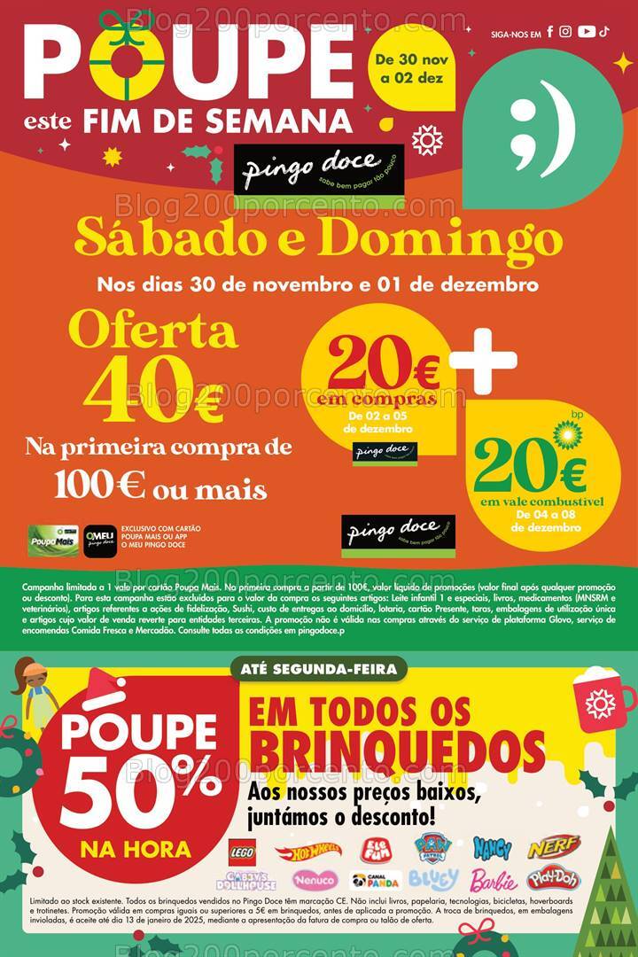 Antevisão Folheto PINGO DOCE Madeira Promoções Fim de Semana - 30 novembro a 2 dezembro