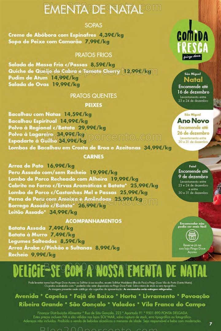 Antevisão Folheto PINGO DOCE Açores Promoções de 28 novembro a 4 dezembro