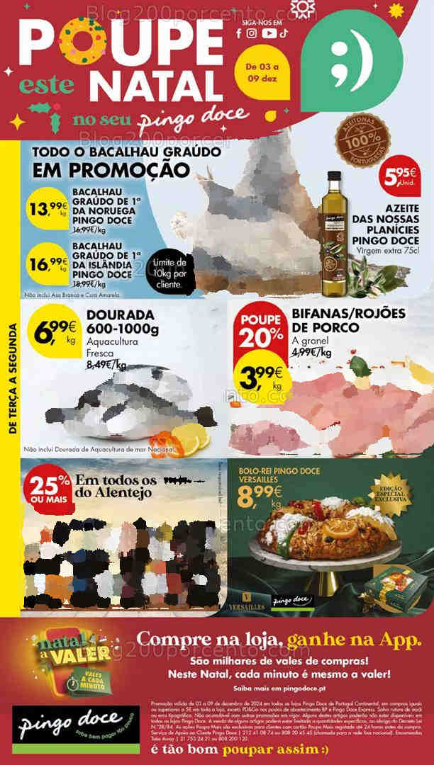 Antevisão Folheto PINGO DOCE Lojas Grandes Promoções de 3 a 9 dezembro