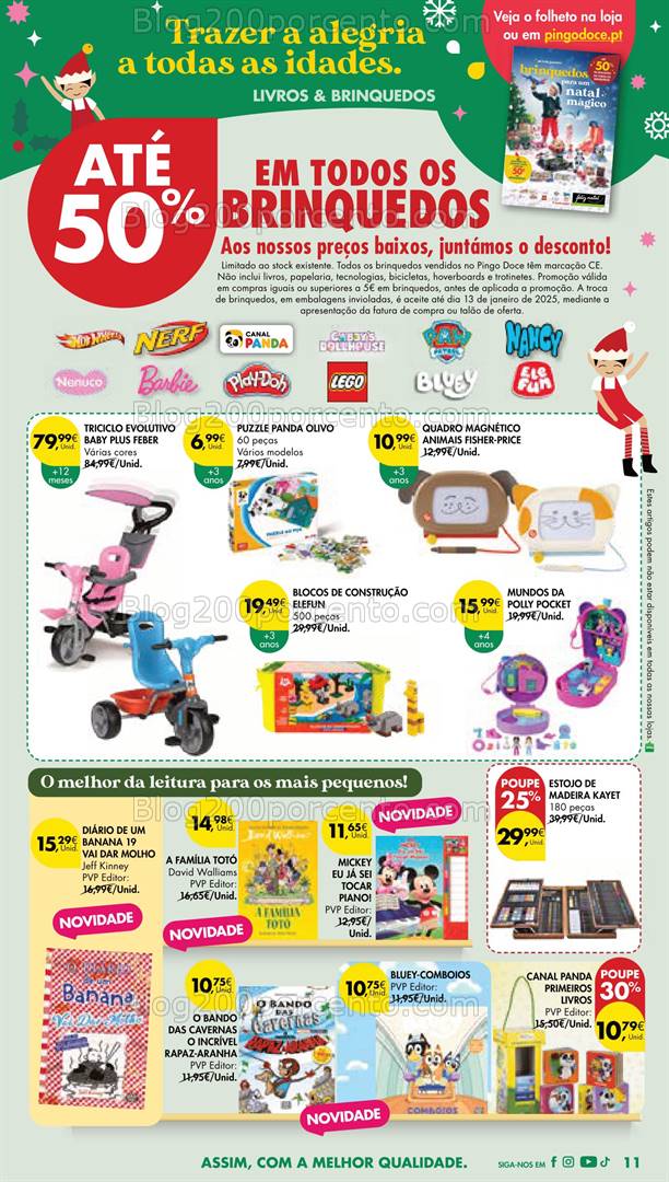 Antevisão Folheto PINGO DOCE Bazar Lojas Grandes Promoções de 3 a 9 dezembro