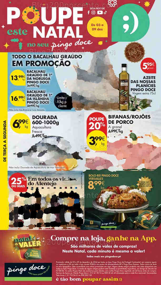 Antevisão Folheto PINGO DOCE Lojas Pequenas Promoções de 3 a 9 dezembro