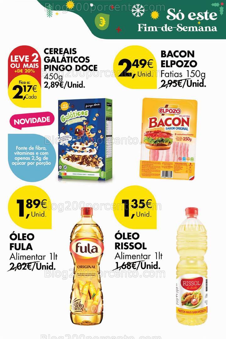 Antevisão Folheto PINGO DOCE Promoções Fim de Semana - 13 a 16 dezembro