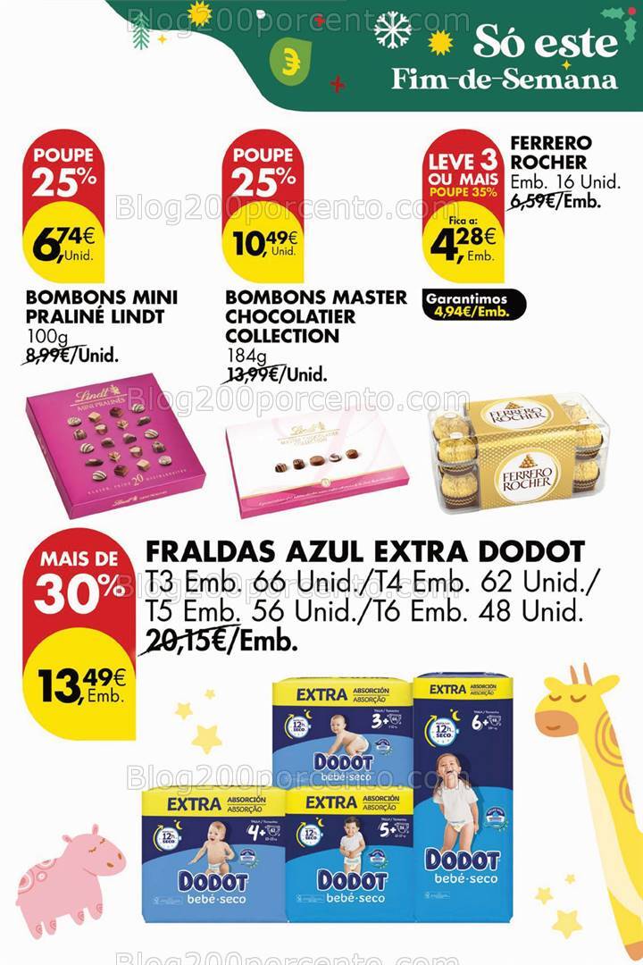 Antevisão Folheto PINGO DOCE Promoções Fim de Semana - 13 a 16 dezembro