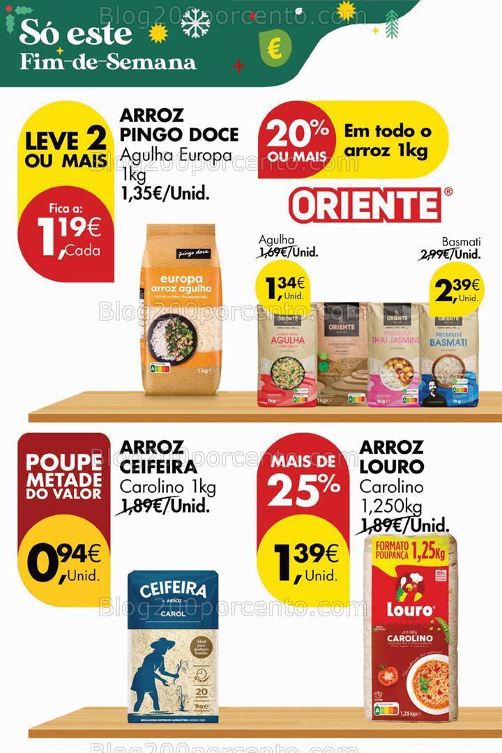 Antevisão Folheto PINGO DOCE Promoções Fim de Semana - 13 a 16 dezembro