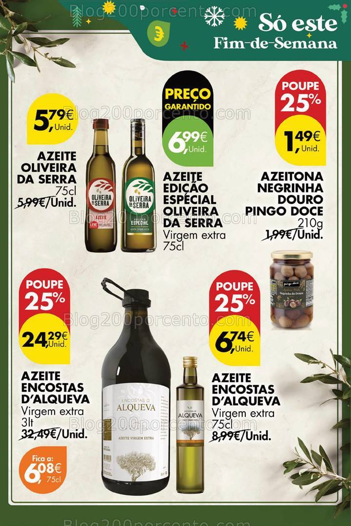 Antevisão Folheto PINGO DOCE Promoções Fim de Semana - 13 a 16 dezembro