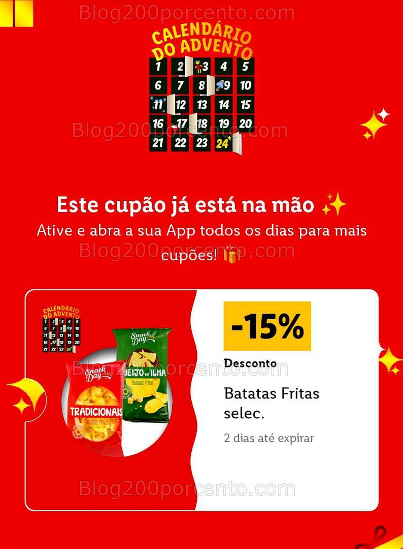 ALERTA - Calendário do Advento LIDL Conheça os descontos - 1 dezembro!
