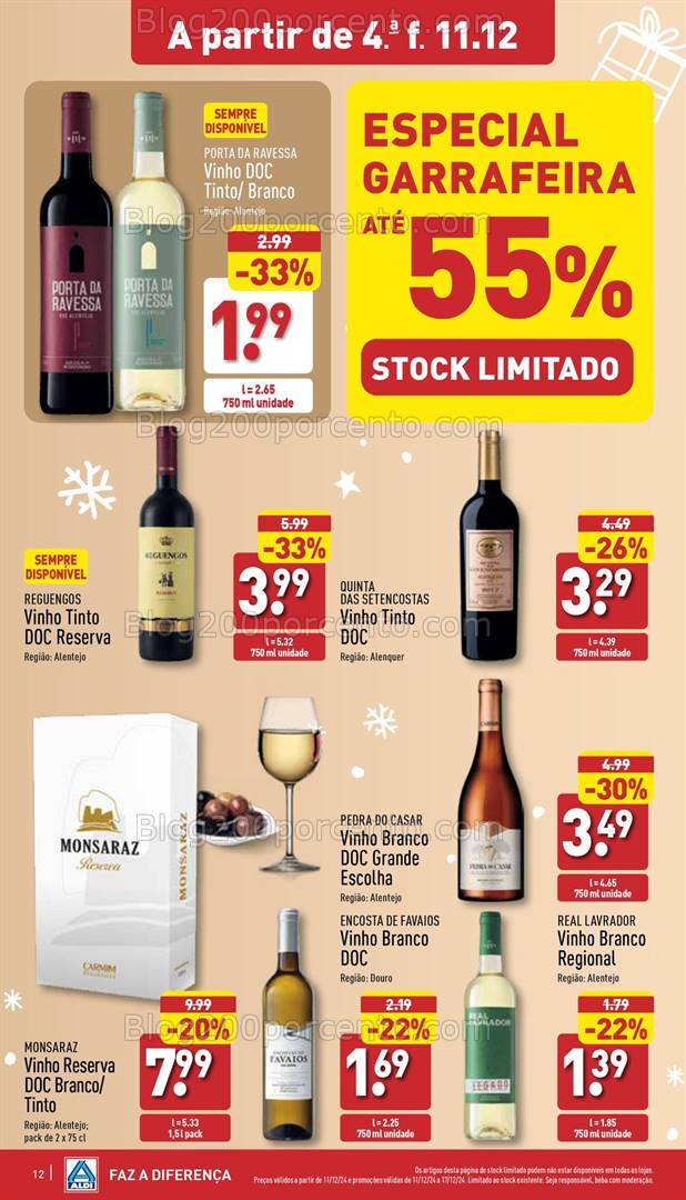 Antevisão Folheto ALDI Promoções de 11 a 17 dezembro