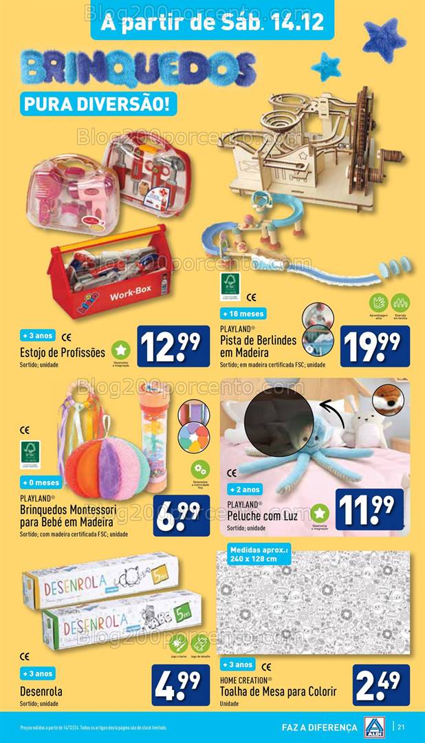 Antevisão Folheto ALDI Bazar Promoções a partir de 14 dezembro