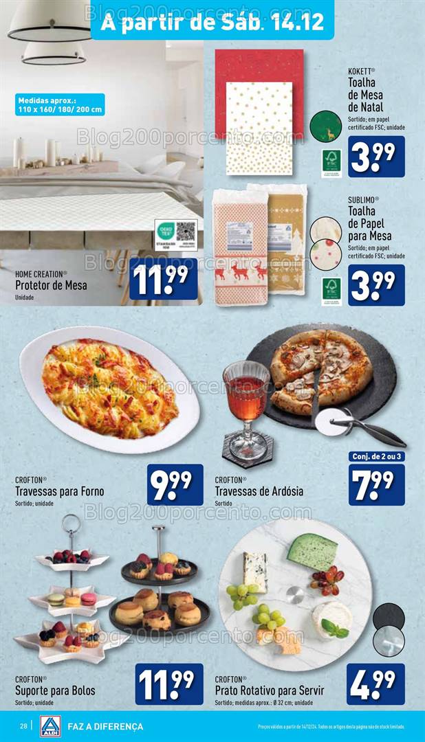 Antevisão Folheto ALDI Bazar Promoções a partir de 14 dezembro