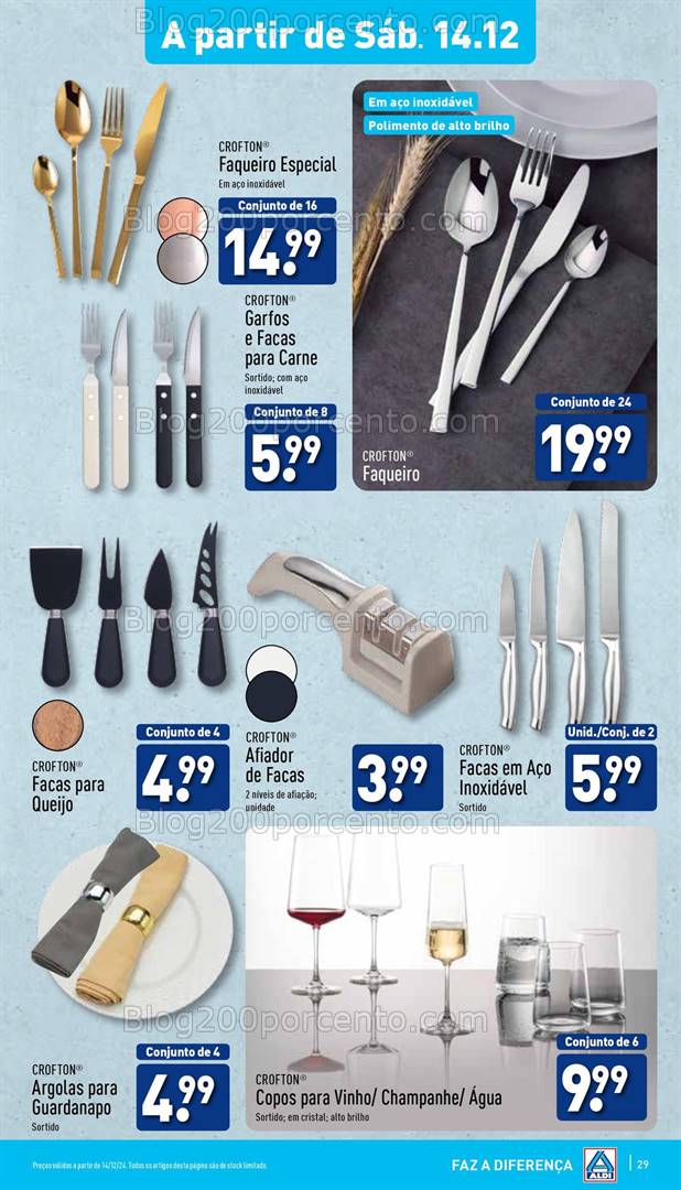 Antevisão Folheto ALDI Bazar Promoções a partir de 14 dezembro