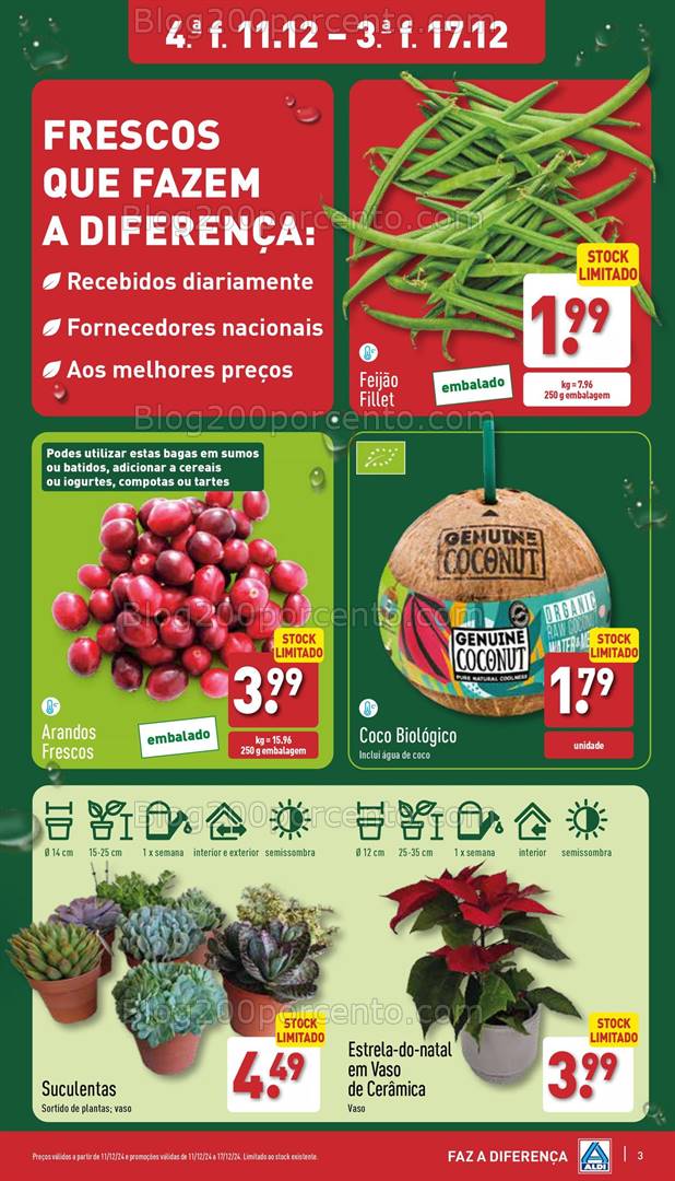 Antevisão Folheto ALDI Promoções de 11 a 17 dezembro