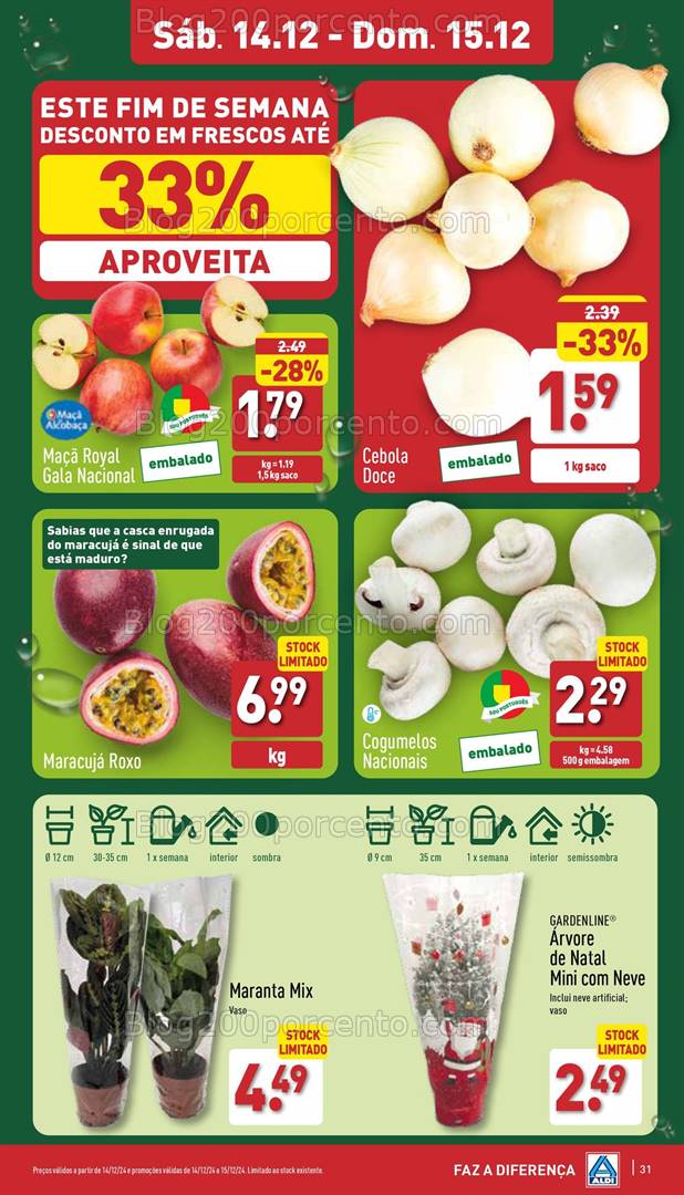 Antevisão Folheto ALDI Promoções de 11 a 17 dezembro