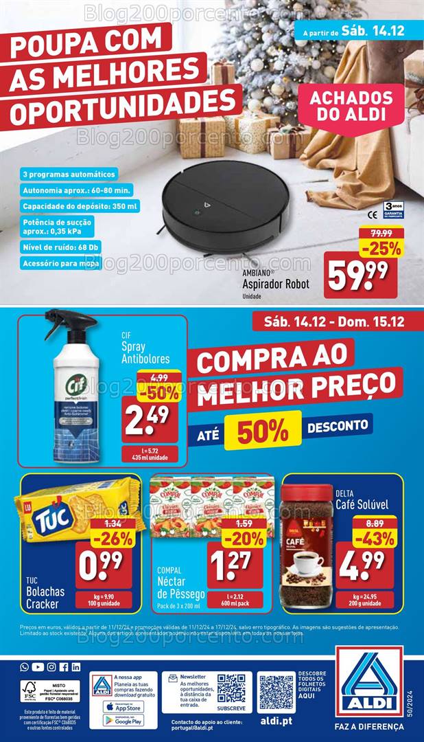 Antevisão Folheto ALDI Bazar Promoções a partir de 14 dezembro