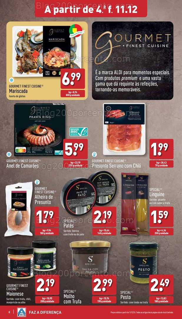 Antevisão Folheto ALDI Promoções de 11 a 17 dezembro