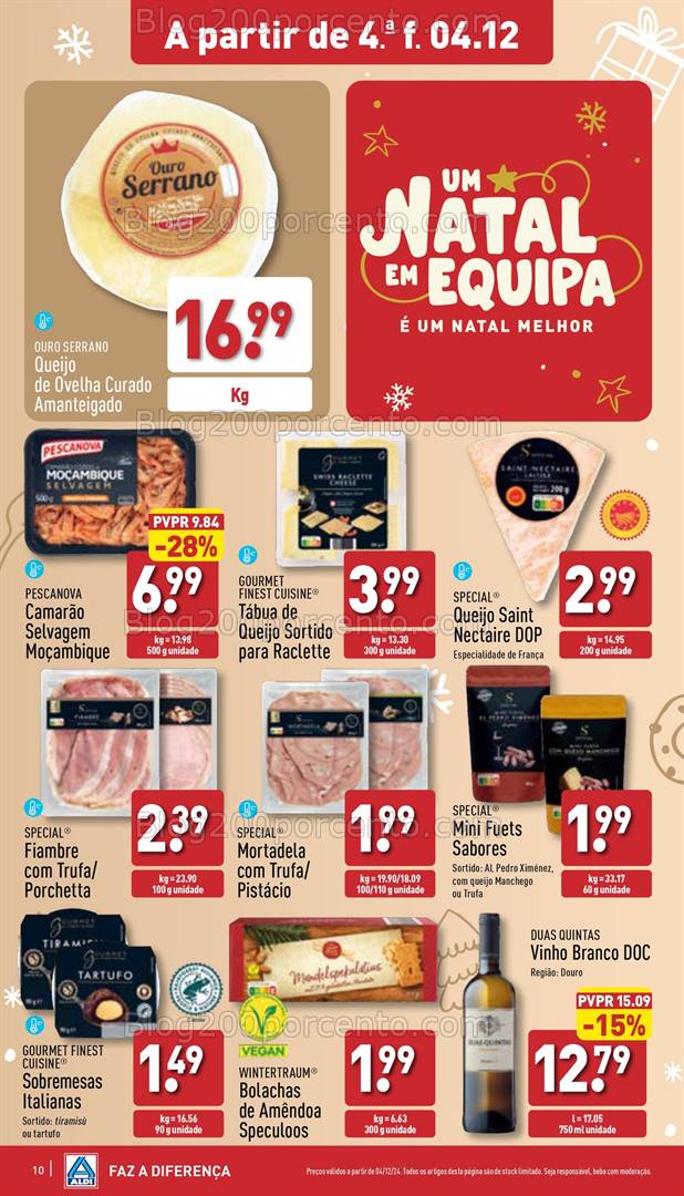 Antevisão Folheto ALDI Promoções de 4 a 10 dezembro