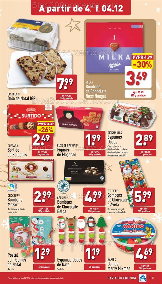 Antevisão Folheto ALDI Promoções de 4 a 10 dezembro