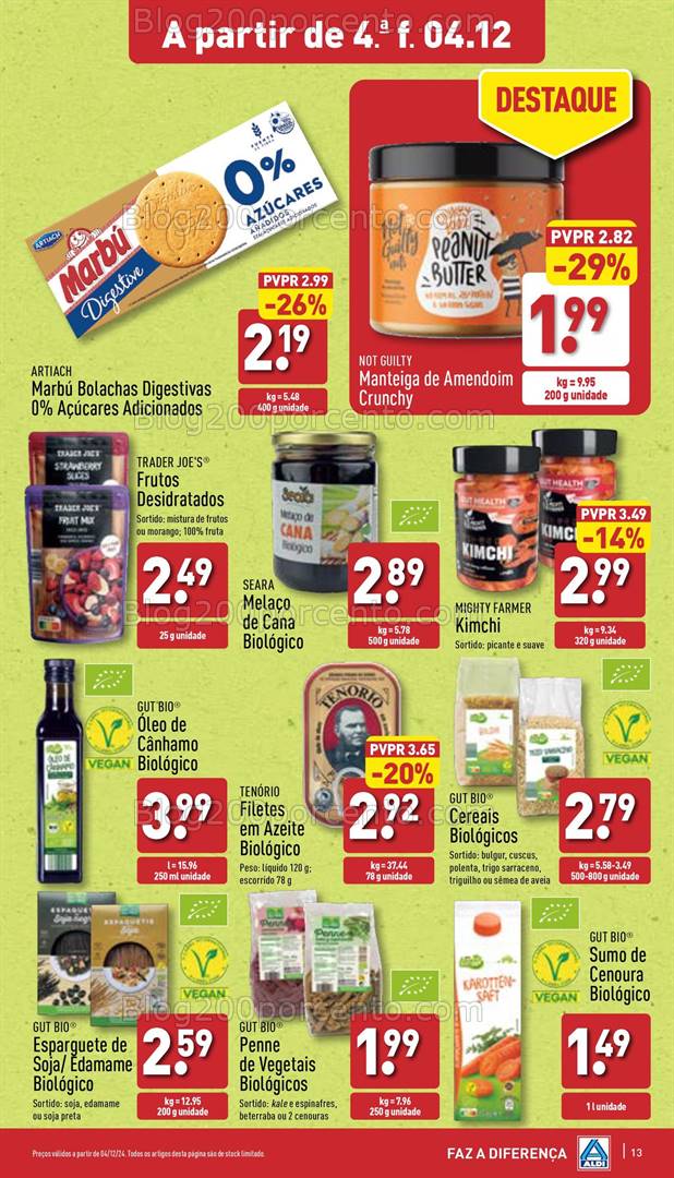 Antevisão Folheto ALDI Promoções de 4 a 10 dezembro