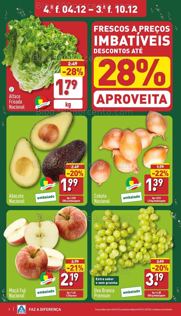 Antevisão Folheto ALDI Promoções de 4 a 10 dezembro