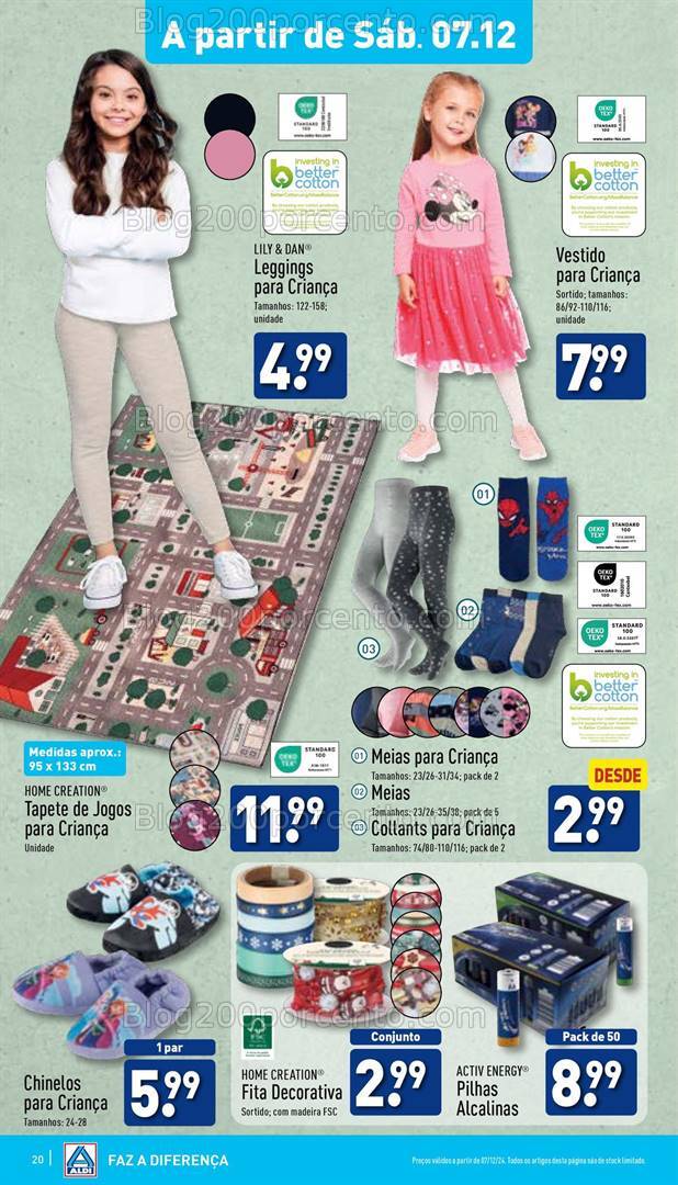 Antevisão Folheto ALDI Bazar Promoções a partir de 7 dezembro