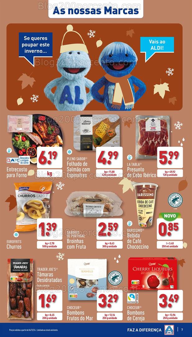 Antevisão Folheto ALDI Promoções de 4 a 10 dezembro