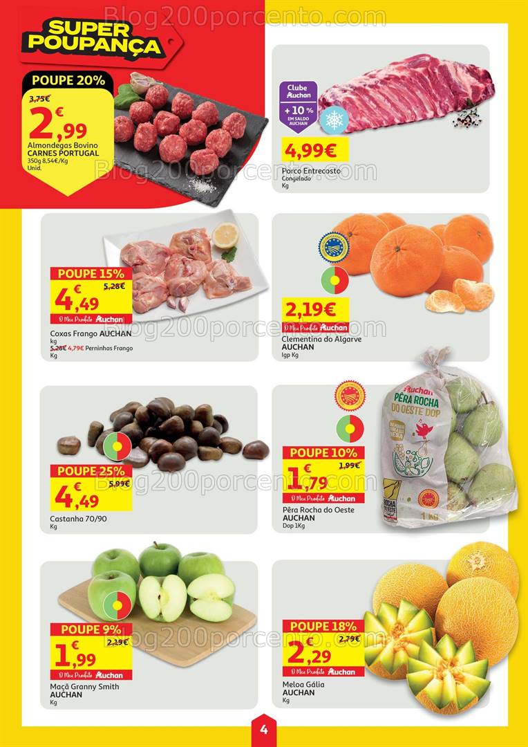 Antevisão Folheto AUCHAN Poupança Promoções de 27 novembro a 3 dezembro