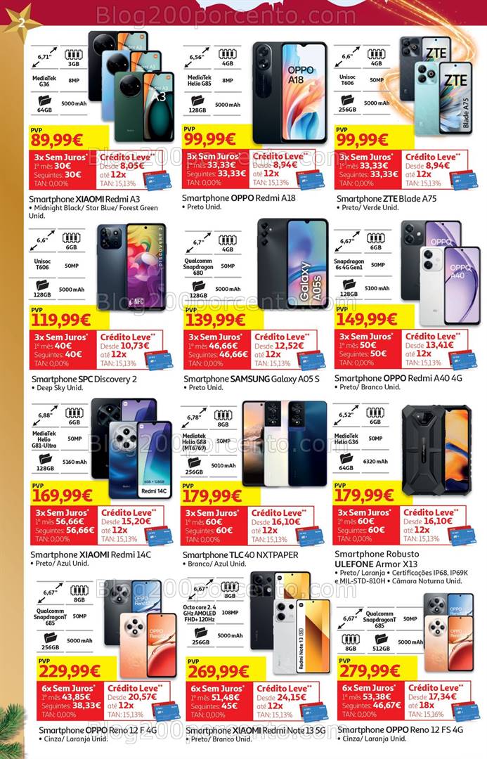 Antevisão Folheto AUCHAN Tecnologia Natal Promoções de 29 novembro a 26 dezembro