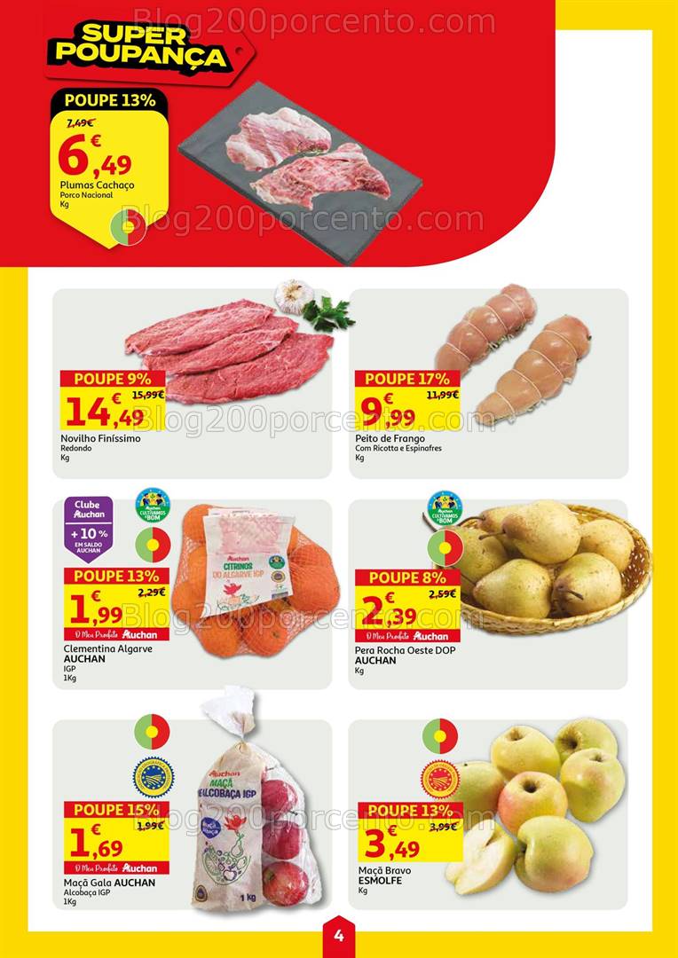 Antevisão Folheto AUCHAN Promoções de 4 a 10 dezembro