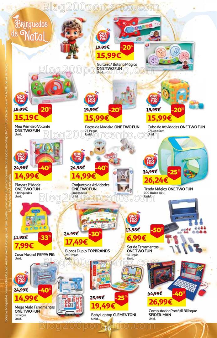 Antevisão Folheto AUCHAN Natal Promoções de 5 a 26 dezembro