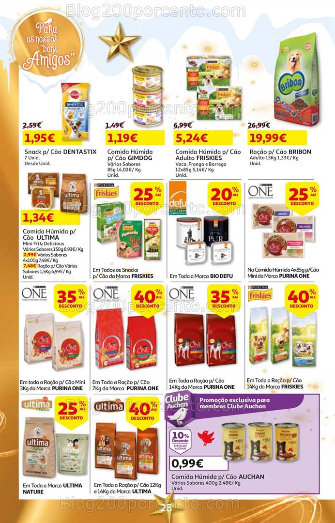 Antevisão Folheto AUCHAN Natal Promoções de 5 a 26 dezembro