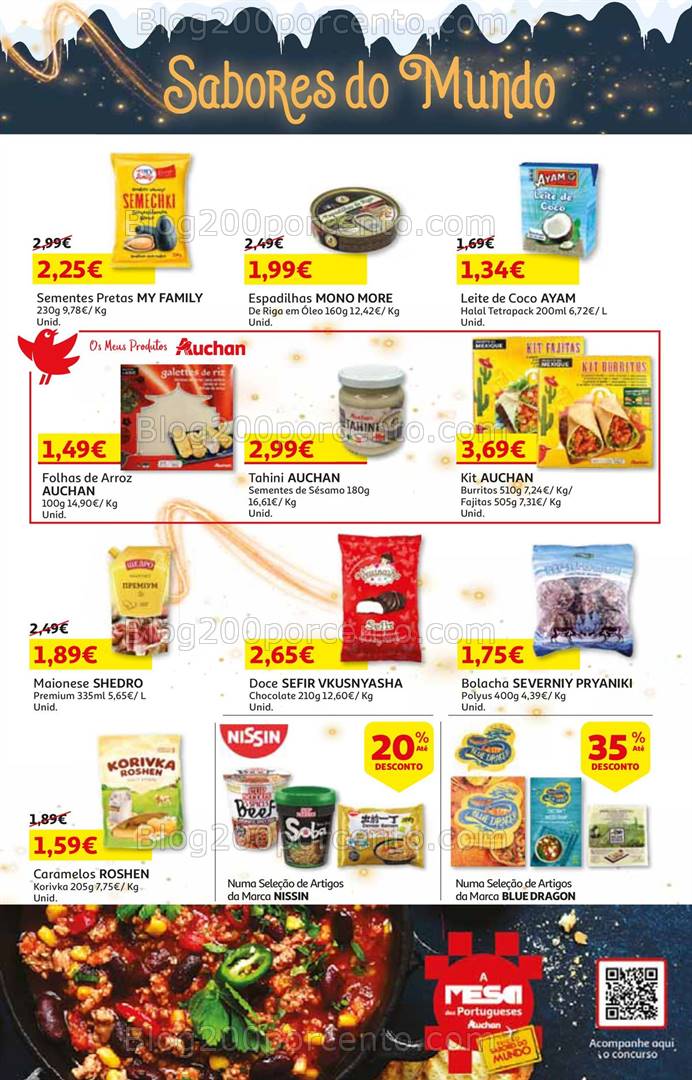 Antevisão Folheto AUCHAN Natal Promoções de 5 a 26 dezembro