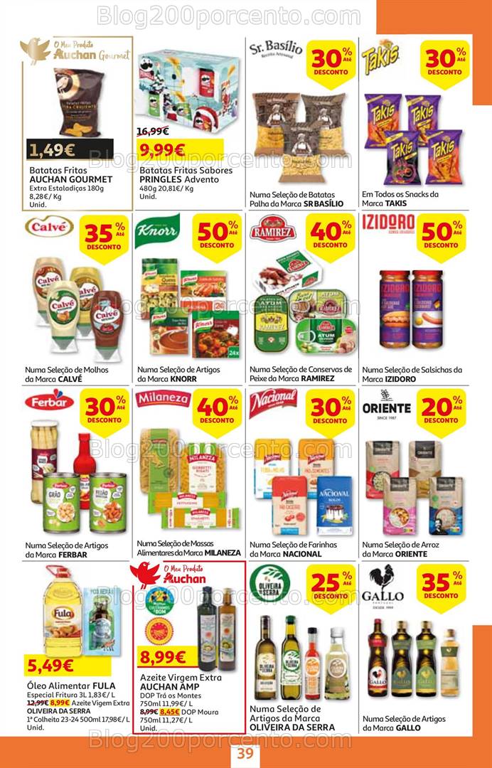 Antevisão Folheto AUCHAN Natal Promoções de 5 a 26 dezembro