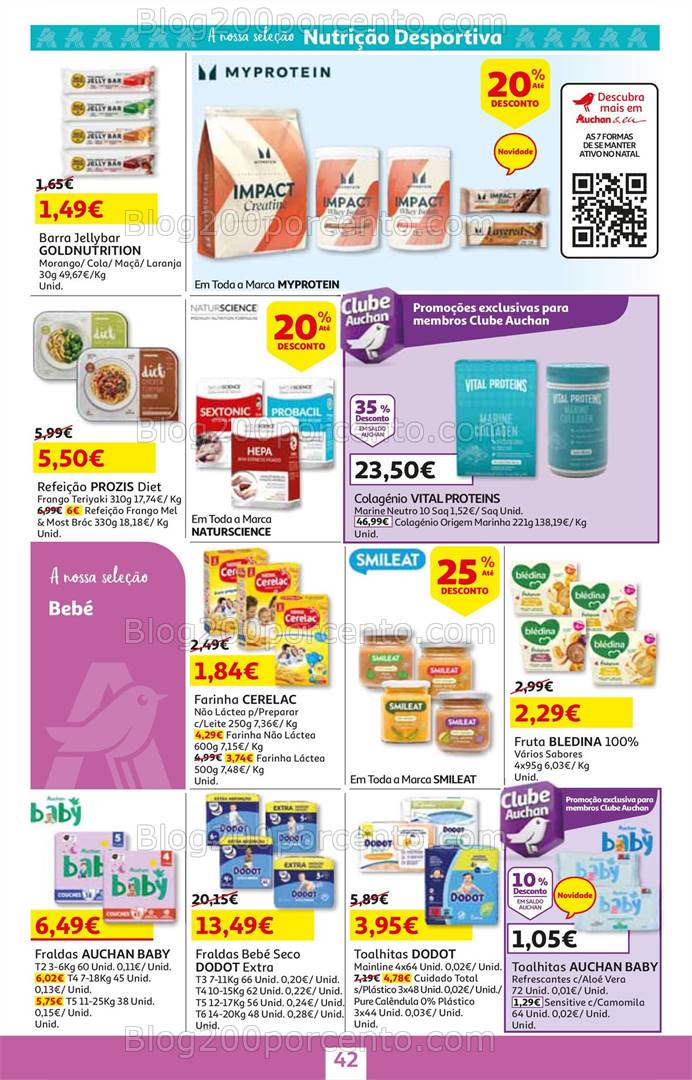 Antevisão Folheto AUCHAN Natal Promoções de 5 a 26 dezembro