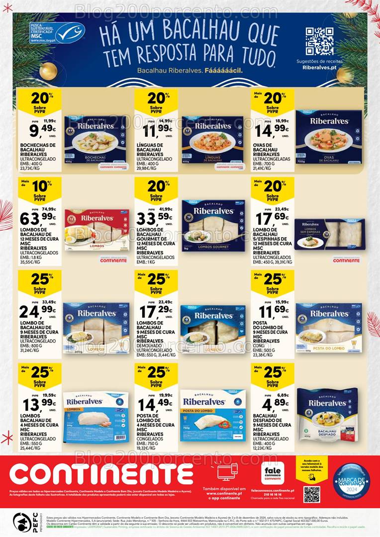 Antevisão Folheto CONTINENTE Especial Bacalhau Promoções de 3 a 8 dezembro