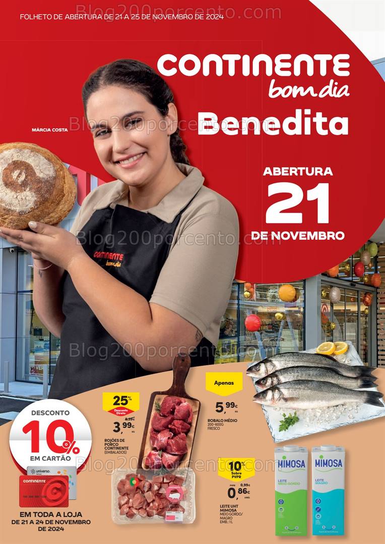 Antevisão Folheto CONTINENTE Aberturas Promoções de 21 a 25 novembro