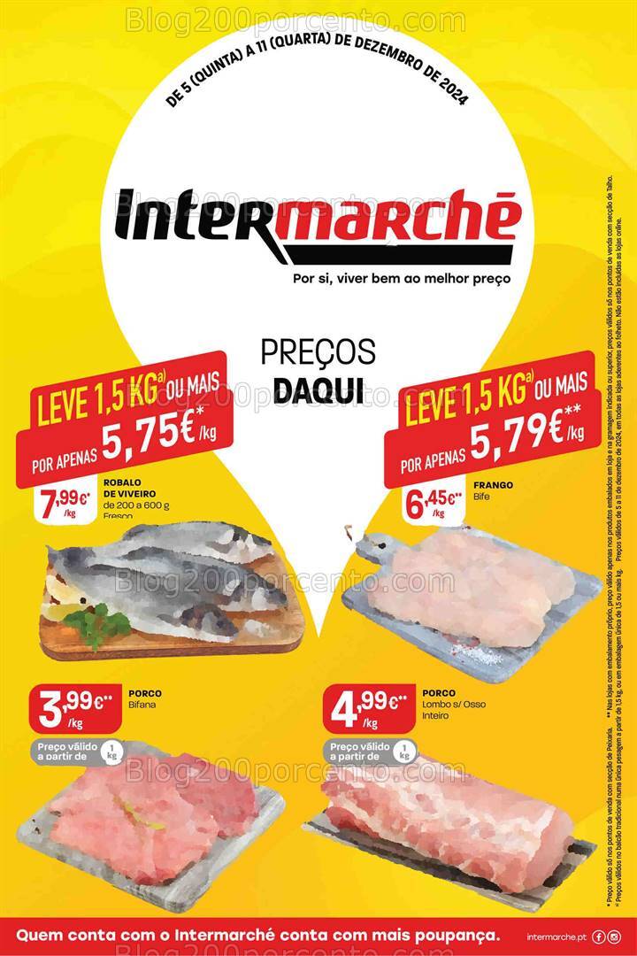 Antevisão Folheto INTERMARCHÉ Super Promoções de 5 a 11 dezembro