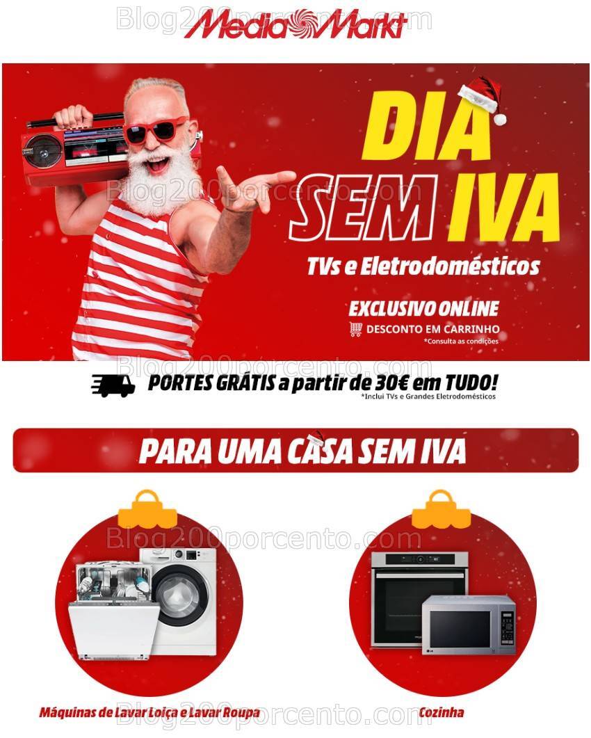 ALERTA - Dia sem Iva MEDIA MARKT Promoções até 12 dezembro