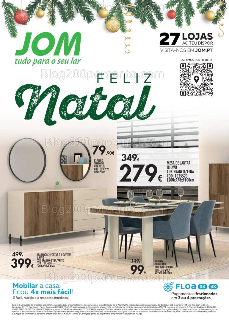 Antevisão Folheto JOM Natal Promoções de 28 novembro a 31 dezembro