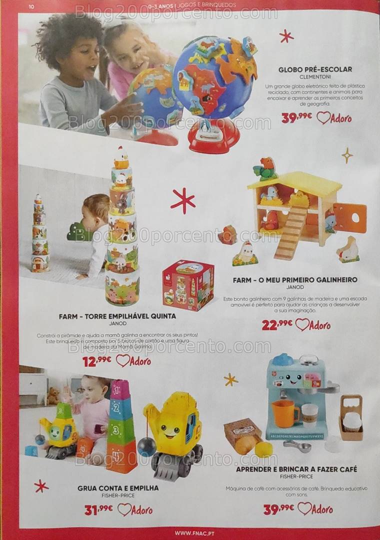 Antevisão Folheto FNAC Kids Natal Promoções até 31 dezembro